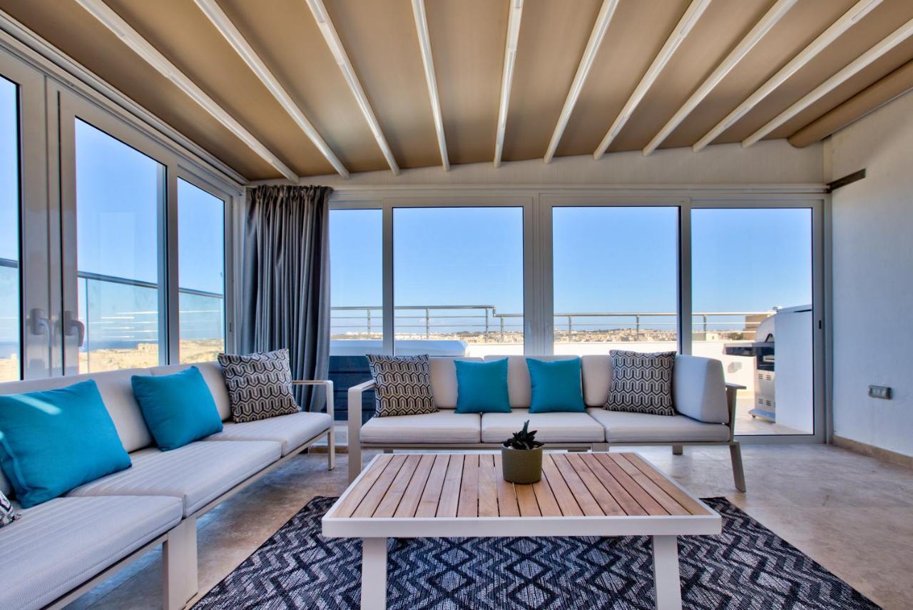 Valletta Luxury 4-Bedroom Duplex With Stunning Sea Views Private Terrace And Jacuzzi Dış mekan fotoğraf