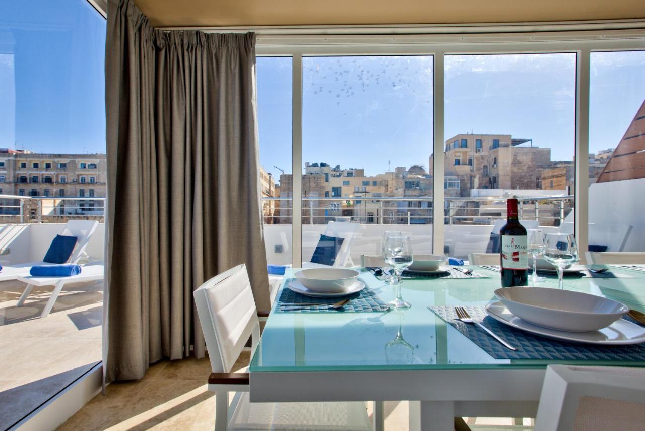 Valletta Luxury 4-Bedroom Duplex With Stunning Sea Views Private Terrace And Jacuzzi Dış mekan fotoğraf